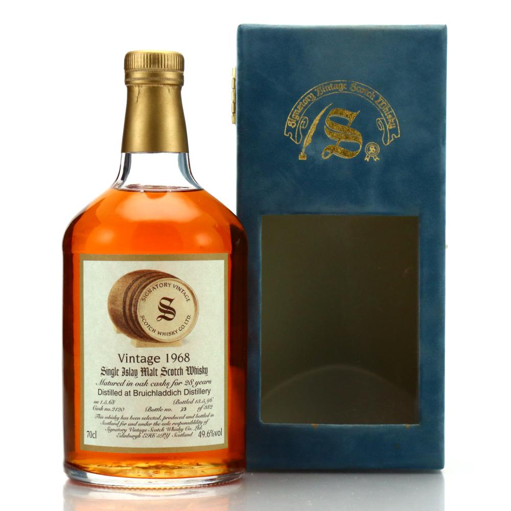 Bruichladdich 1968 Signatory Vintage 28 Year Old