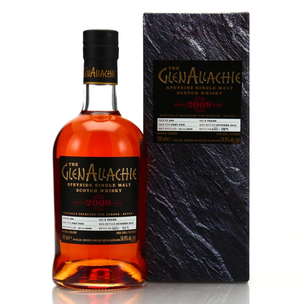 Glenallachie 2008 Single Port Cask 9 Year Old #569 / Europe Batch 1