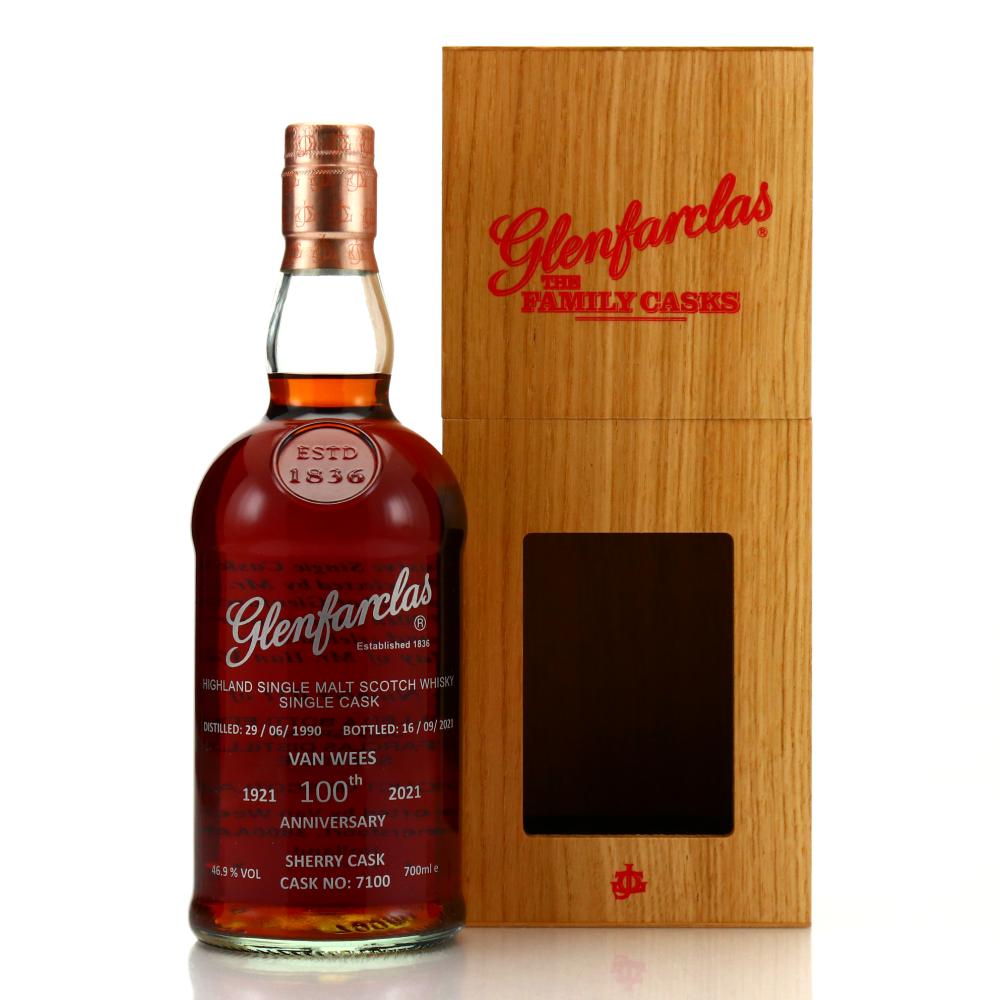 Glenfarclas 1990 Single Cask / Van Wees 100th Anniversary
