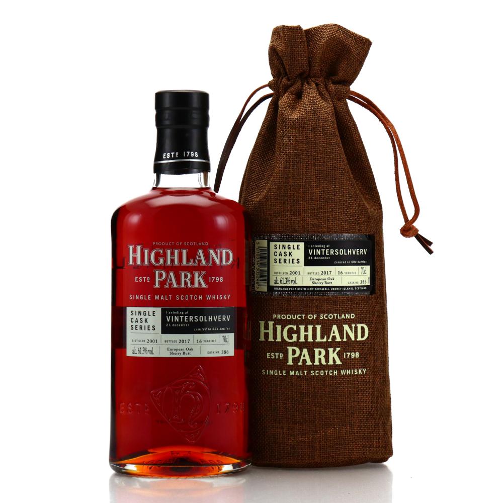 Highland Park 2001 Single Cask 16 Year Old #386 / Vintersolhverv