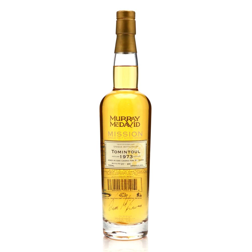 Tomintoul 1973 Murray McDavid 31 Year Old Mission IV