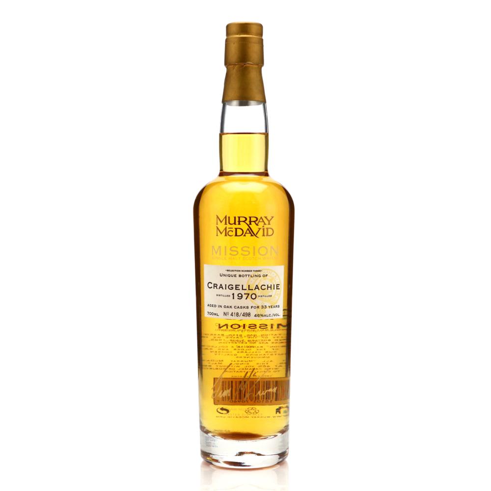 Craigellachie 1970 Murray McDavid 33 Year Old Mission III
