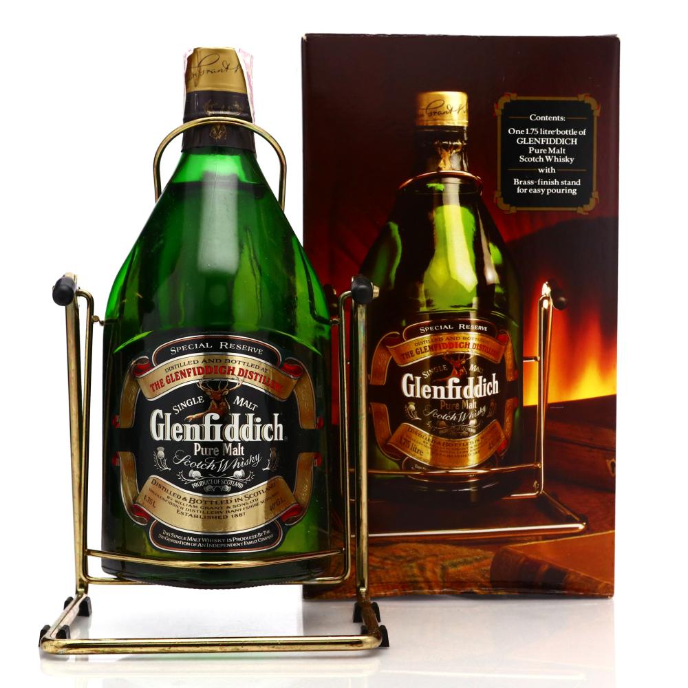Glenfiddich Special Reserve 1.75 Litre 1980s with Pouring Cradle