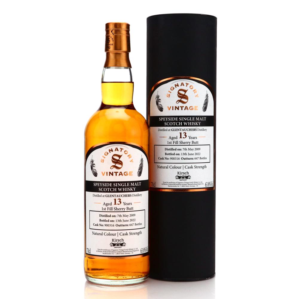 Glentauchers 2009 Signatory Vintage 13 Year Old / Kirsch Import
