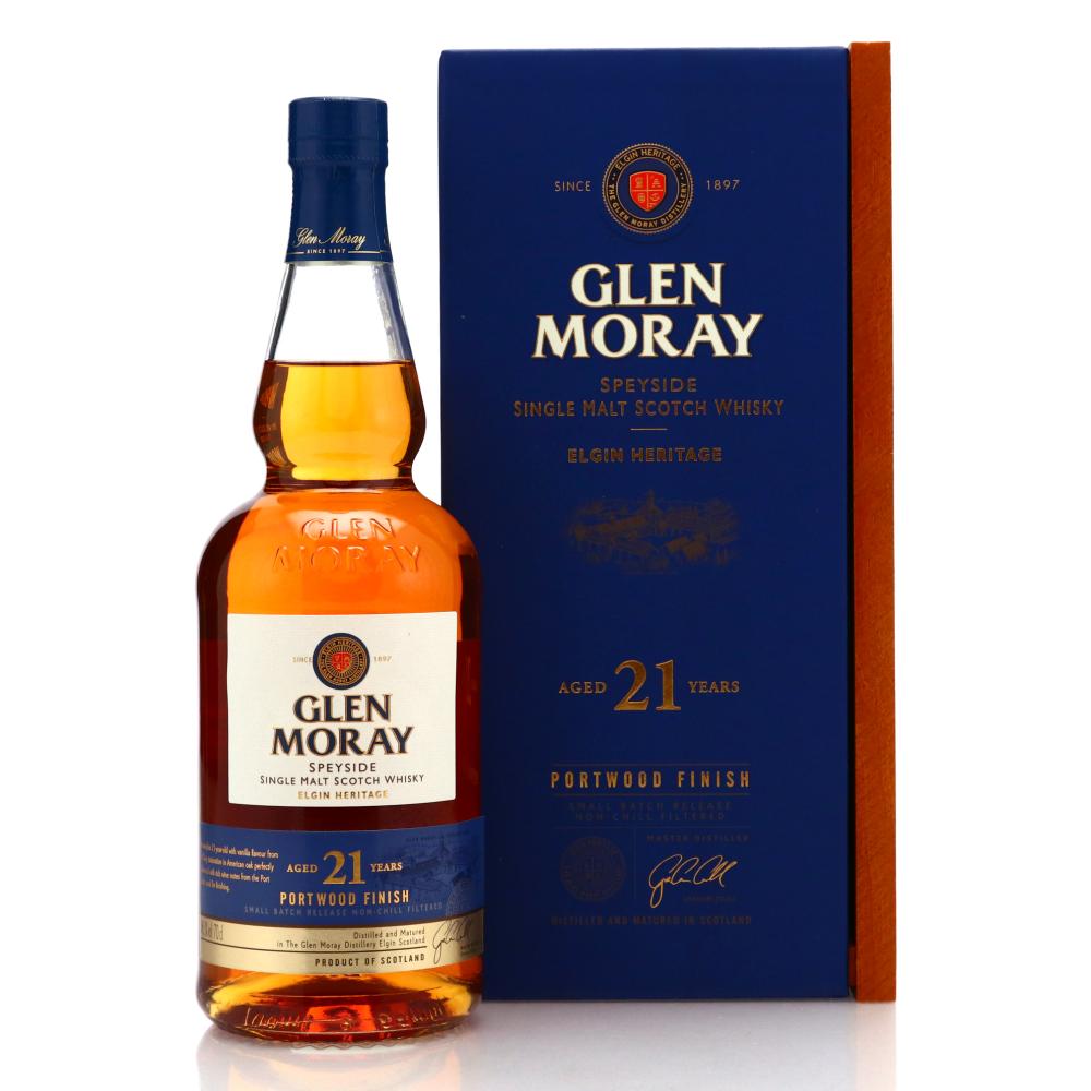Glen Moray 21 Year Old Port Wood Finish