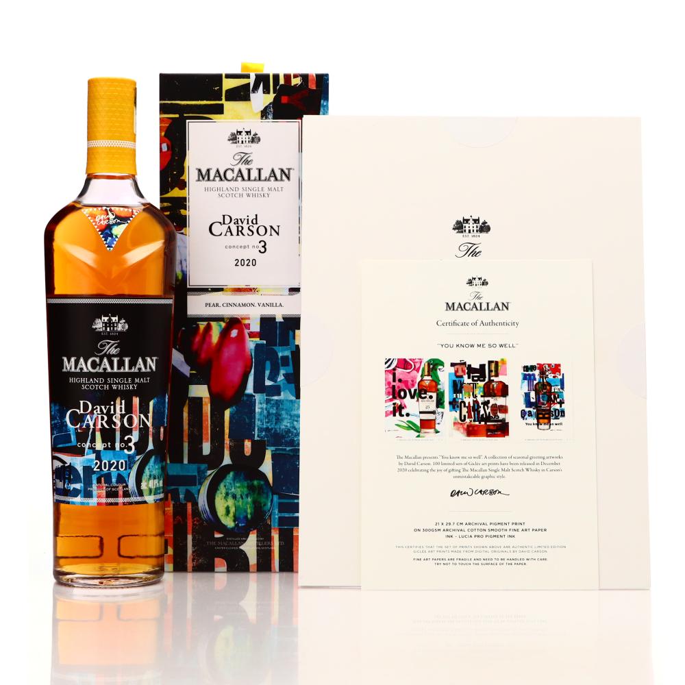 Macallan Concept Number 3 / David Carson with Prints