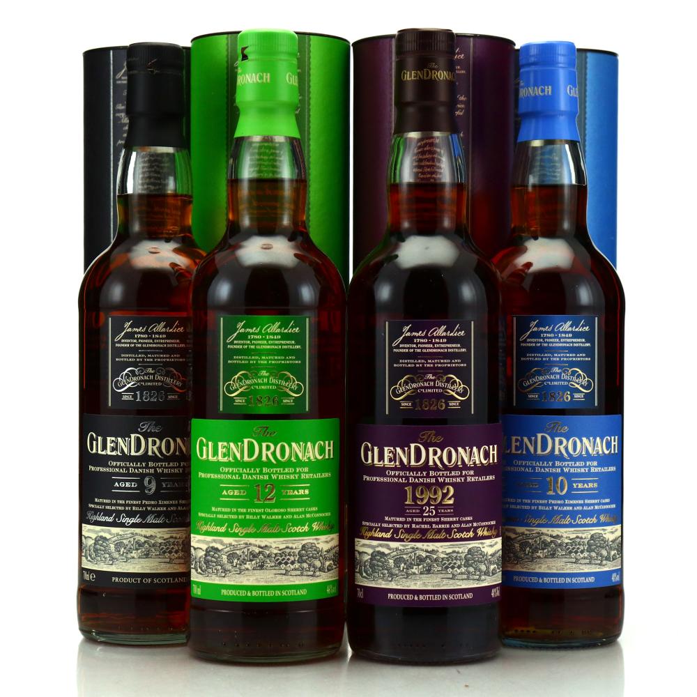 Glendronach Danish Retail Exclusives 4 x 70cl