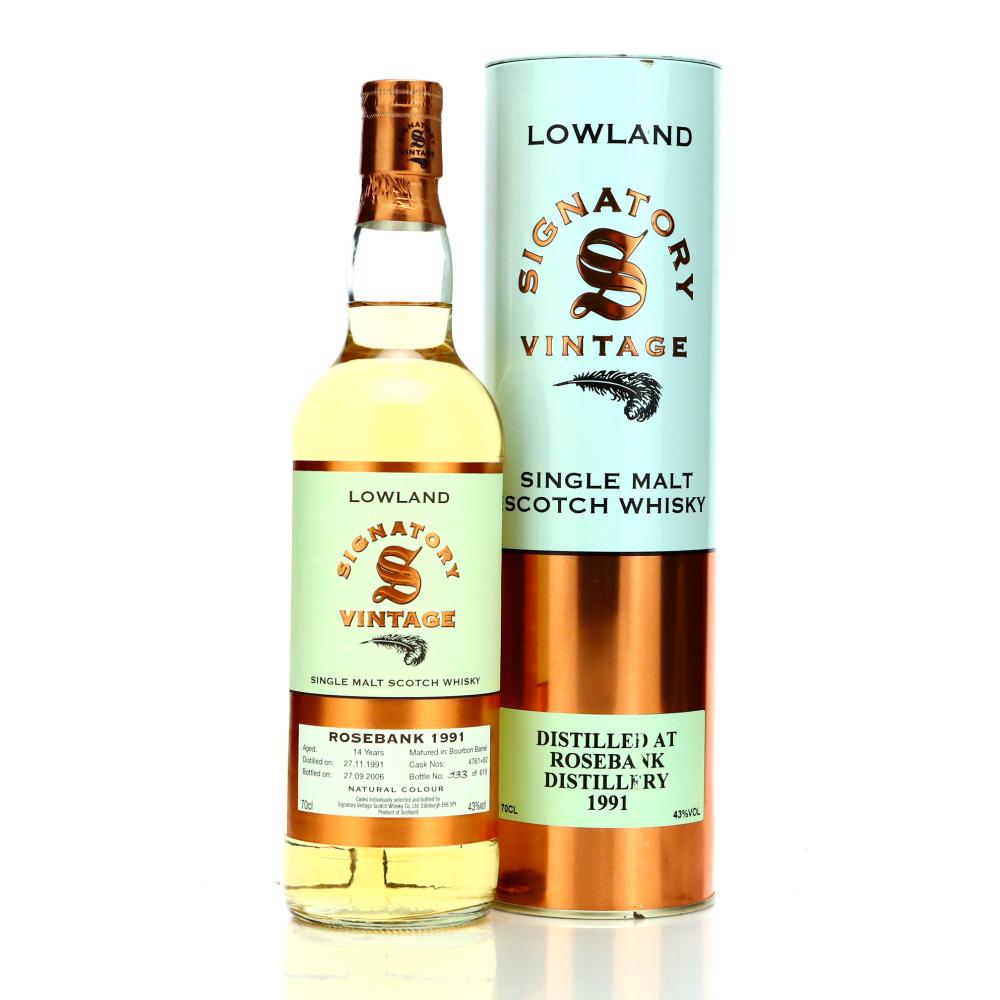 Rosebank 1991 Signatory Vintage 14 Year Old