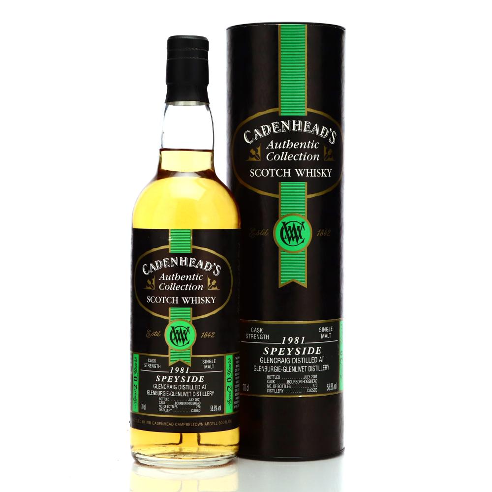 Glencraig 1981 Cadenhead's 20 Year Old