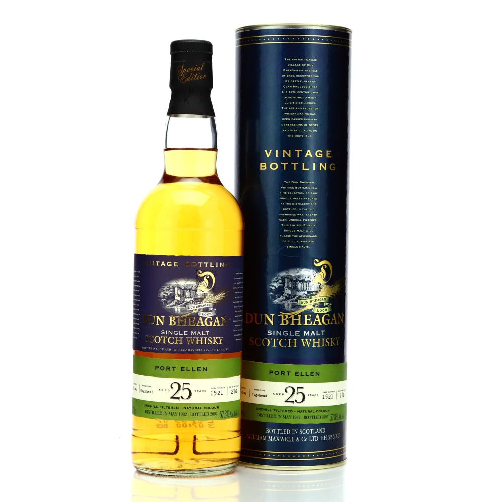 Port Ellen 1982 Dun Bheagan 25 Year Old