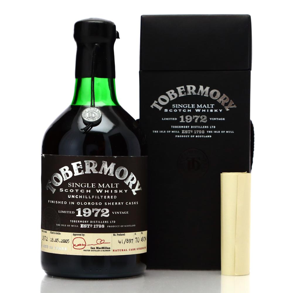 Tobermory 1972 Oloroso Sherry Finish 32 Year Old / Black Label