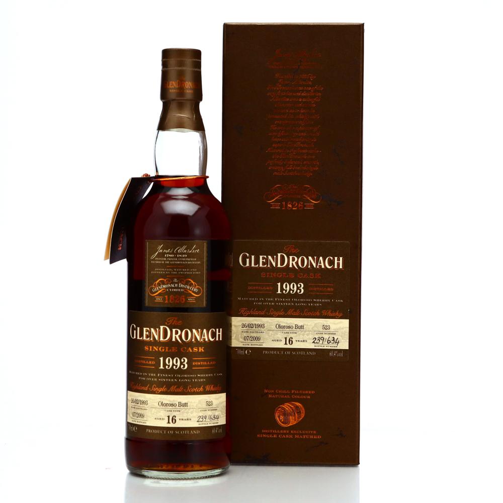 Glendronach 1993 Single Oloroso Cask 16 Year Old #523 / Batch 1