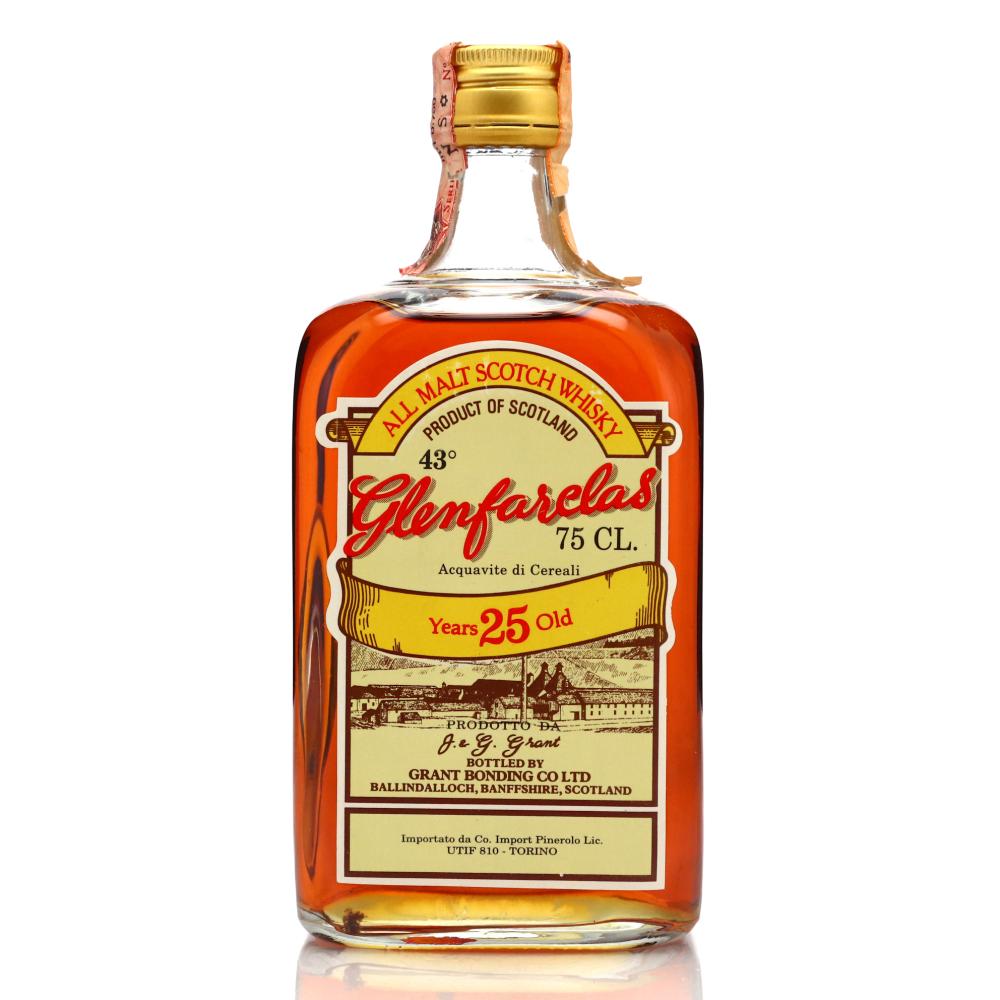 Glenfarclas 25 Year Old Grant Bonding Co 1970s / Co. Pinerolo Import