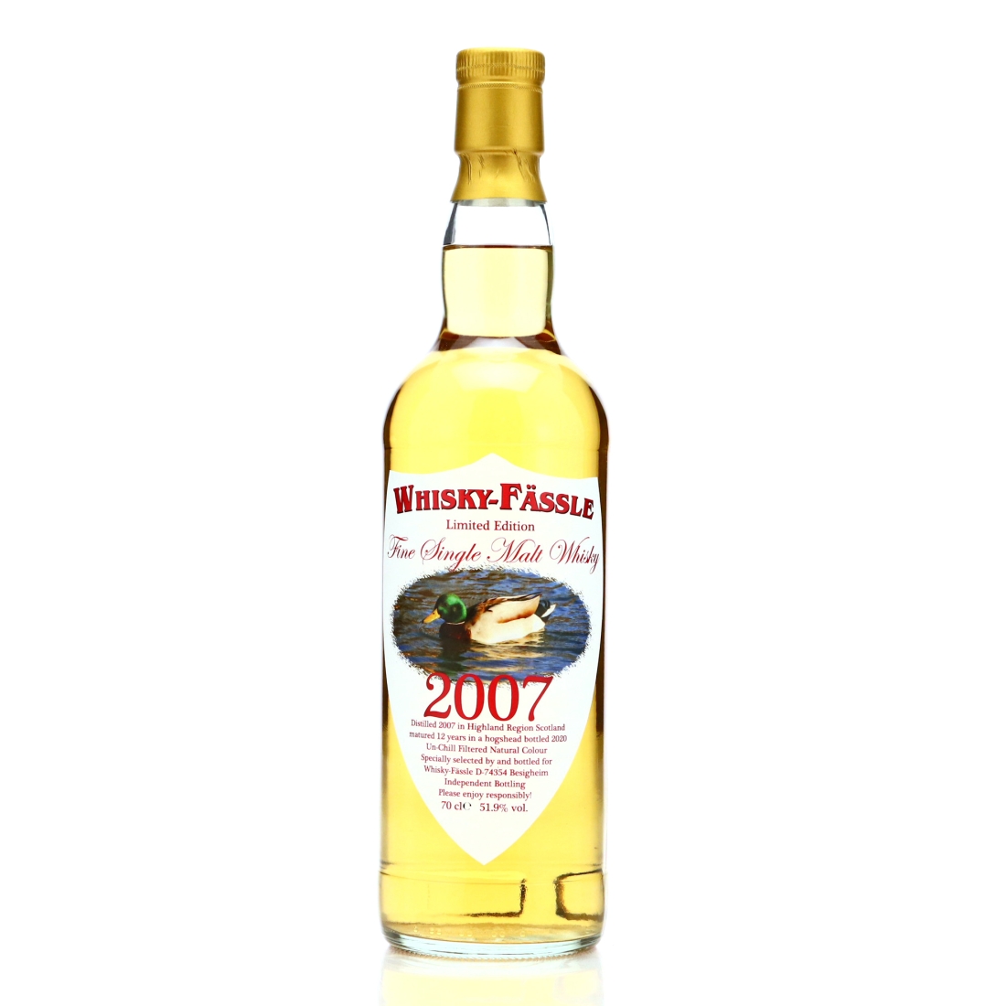 Highland Single Malt 2007 Whisky-Fassle 12 Year Old