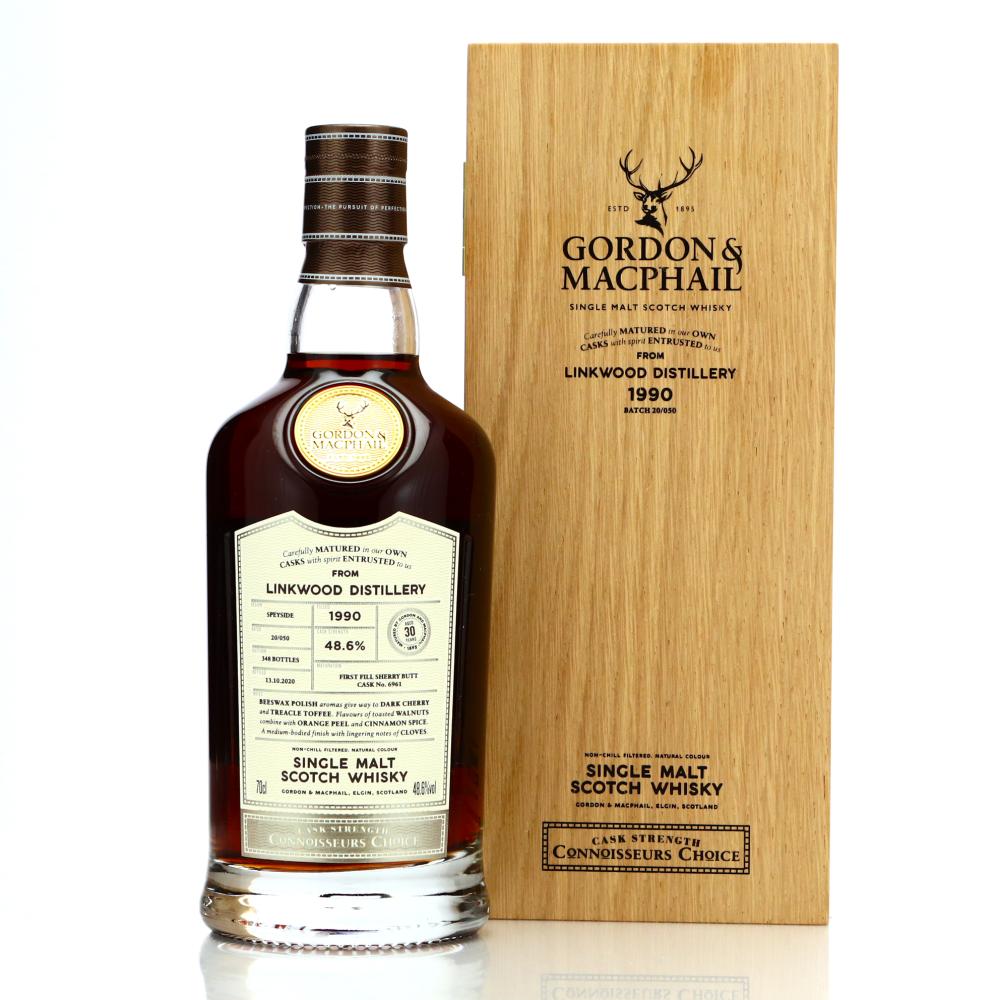Linkwood 1990 Gordon and MacPhail 30 Year Old Batch #20/050