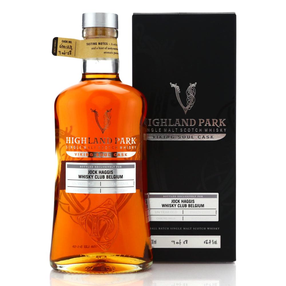Highland Park 12 Year Old Viking Soul Cask #500129 / Jock Haggis Whisky Club Belgium
