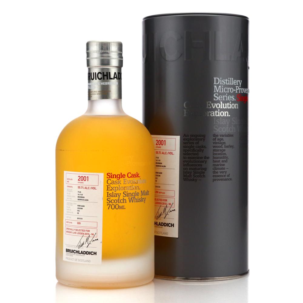 Bruichladdich 2001 Micro Provenance Single Cask 8 Year Old #012 / Whisky Live Leiden 2010