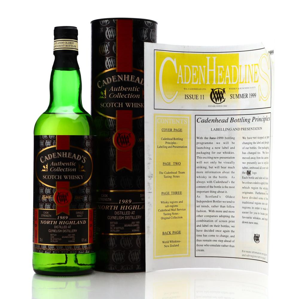 Clynelish 1989 Cadenhead's 9 Year Old