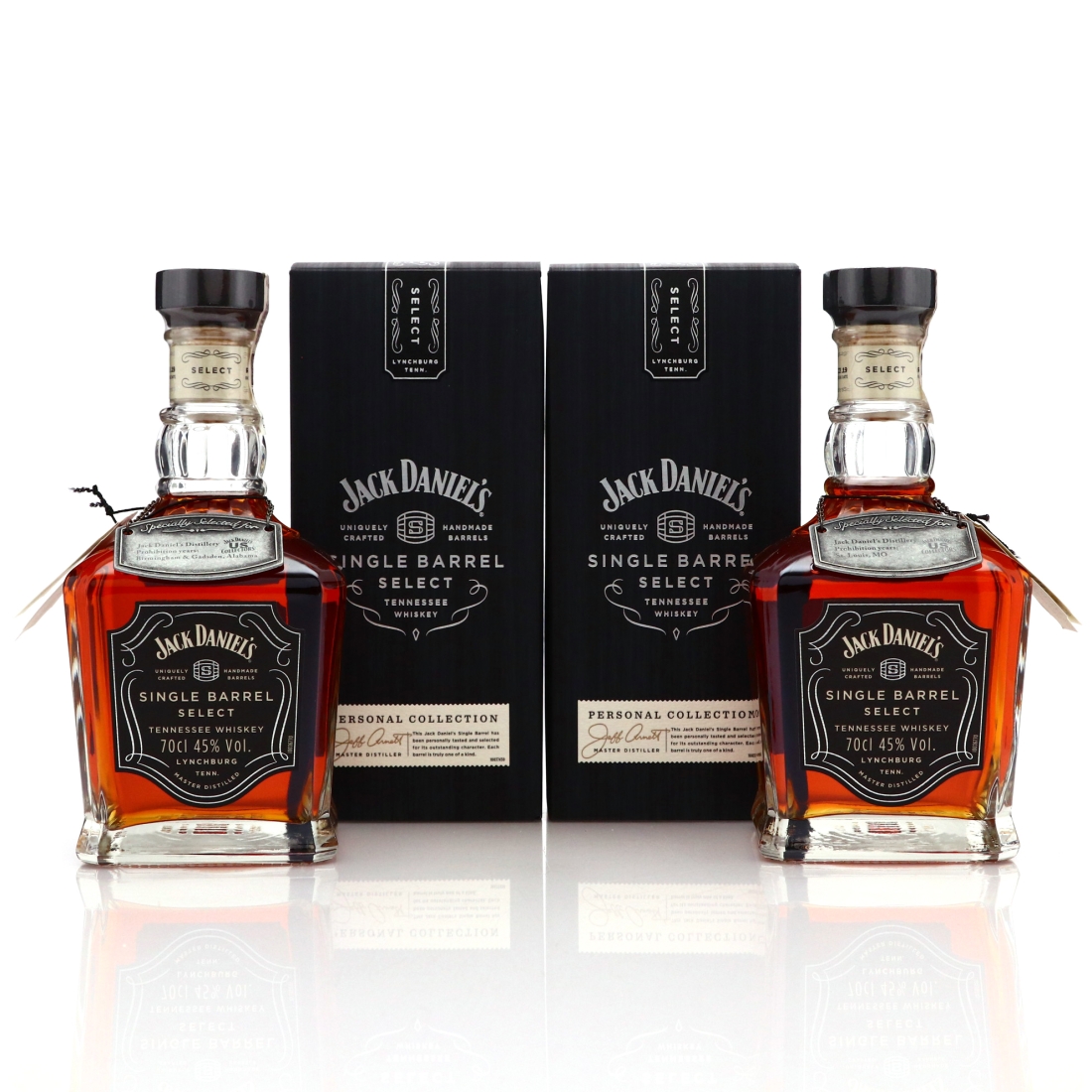 Jack Daniel's Single Barrel Select 2 x 70cl 2019 / US Collectors pre-Prohibition Years