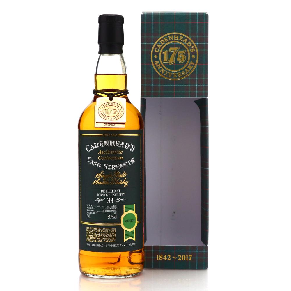 Tormore 1984 Cadenhead's 33 Year Old / 175th Anniversary