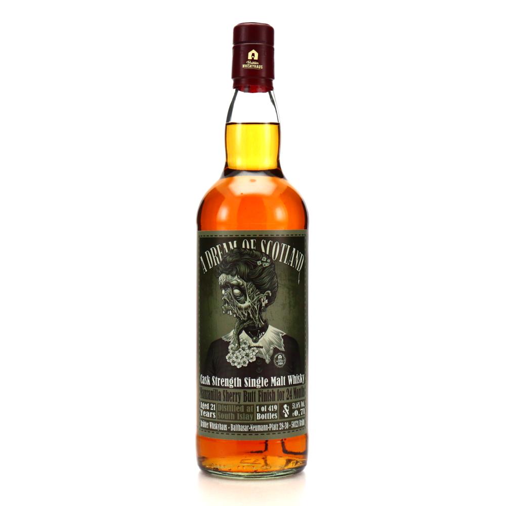 South Coast Islay Single Malt 21 Year Old Dream of Scotland Manzanilla Finish