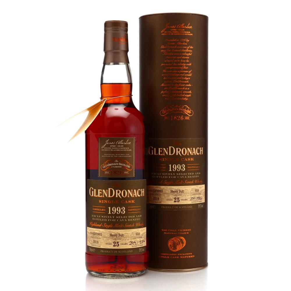Glendronach 1993 Single Sherry Cask 25 Year Old #659 / Cava Benito
