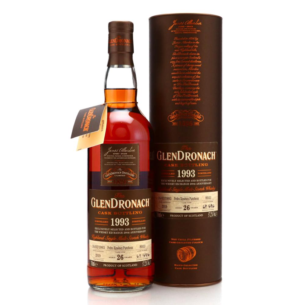 Glendronach 1993 Single PX Cask 26 Year Old #8933 / TWE 20th Anniversary