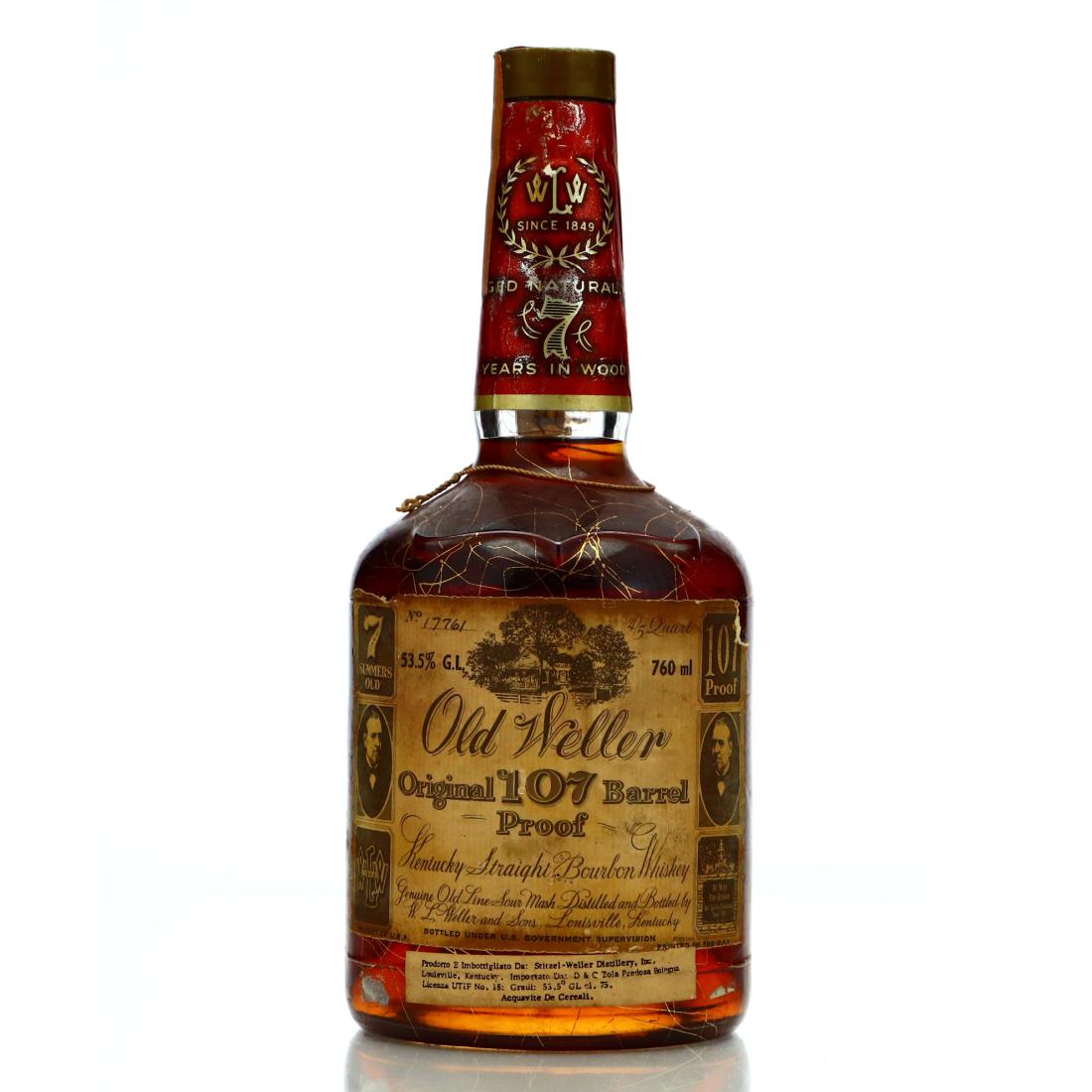 Old Weller Original 107 Barrel Proof 7 Year Old 1977 Whisky | Whisky