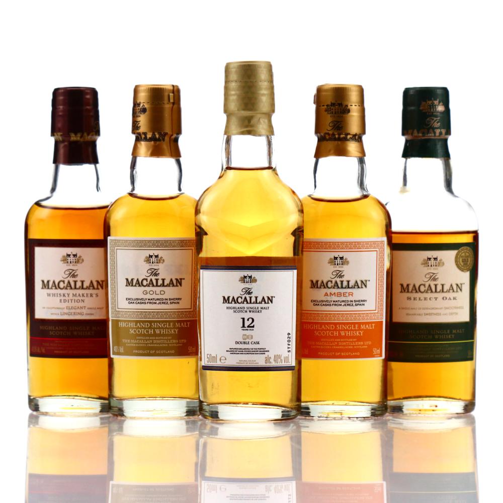 Macallan Miniatures x 5
