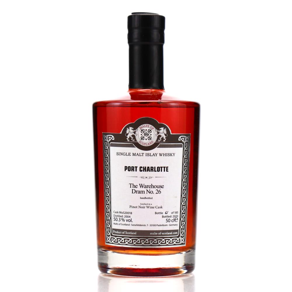 Port Charlotte 2004 Malts of Scotland Pinot Noir 50cl / Warehouse Dram No. 26