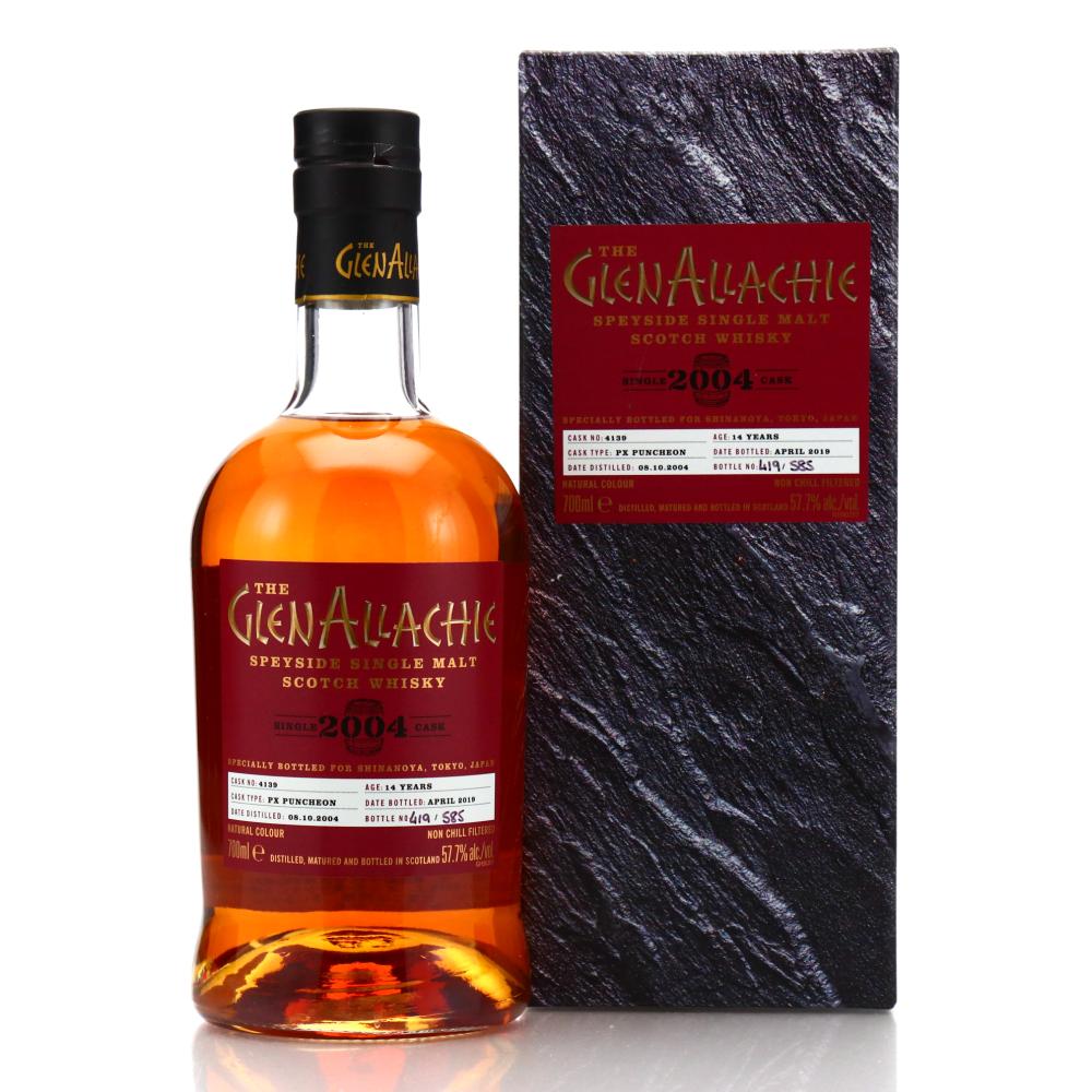 Glenallachie 2004 Single PX Cask 14 Year Old #4139 / Shinanoya
