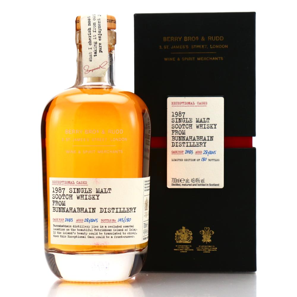Bunnahabhain 1987 Berry Brothers and Rudd 28 Year Old Exceptional Casks