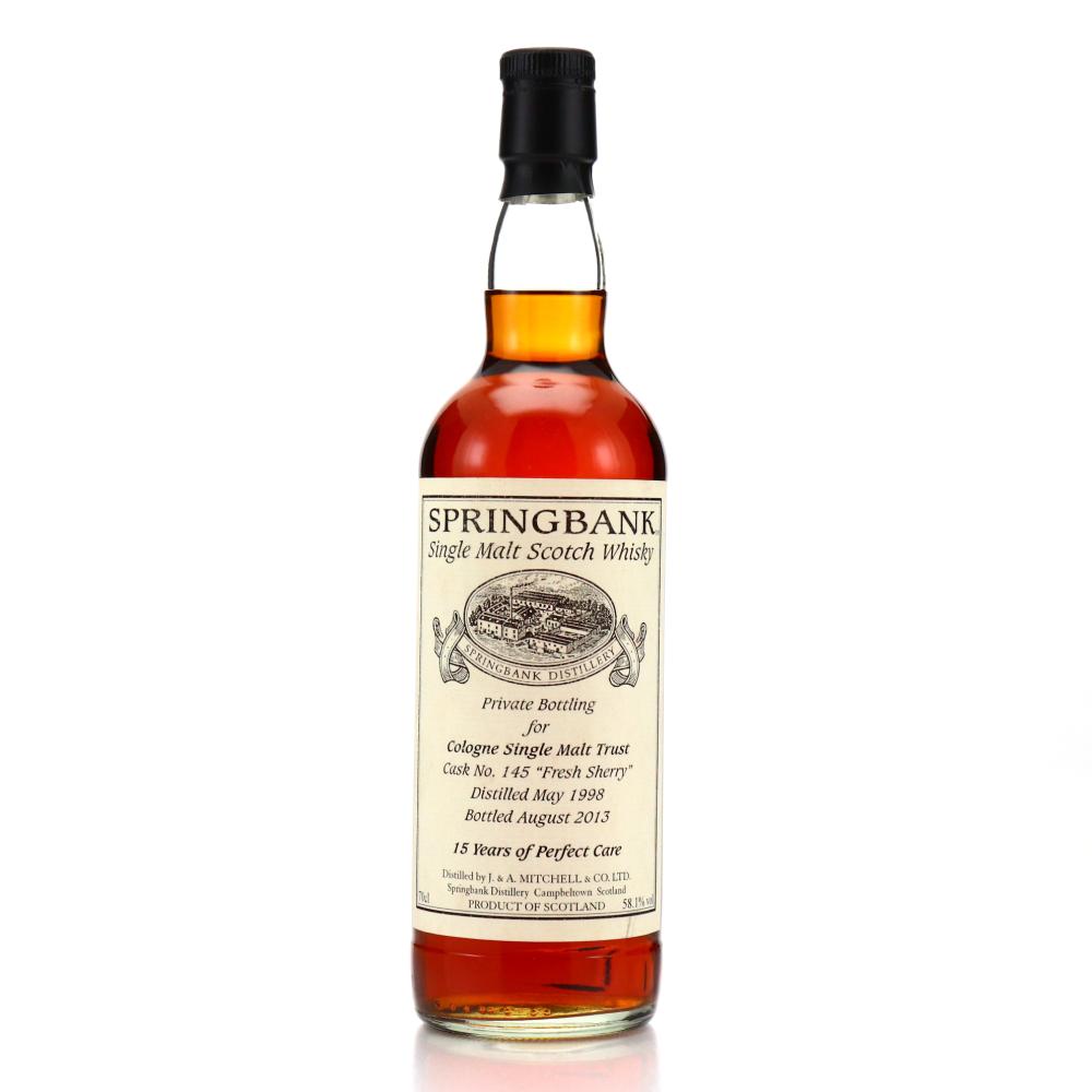 Springbank 1998 Private Cask 15 Year Old #145 / CSMT