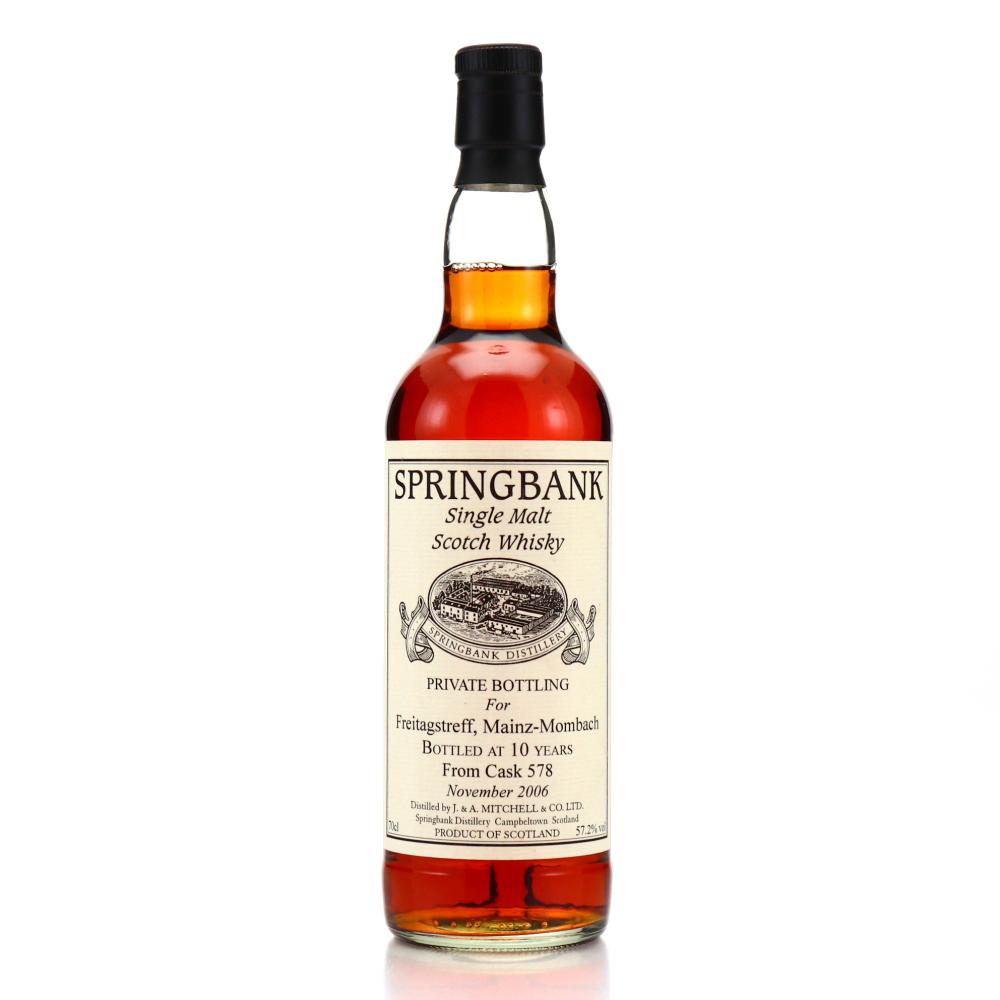Springbank 10 Year Old Private Cask #578 / Freitagstreff, Mainz-Mombach