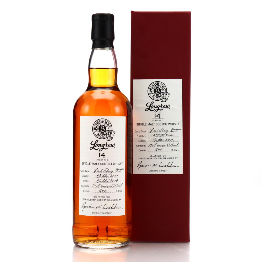 Longrow 2001 Springbank Society 14 Year Old / Fresh Sherry Butt