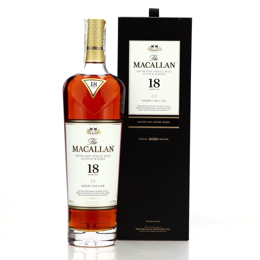 Macallan 18 Year Old Sherry Oak 2020 Release