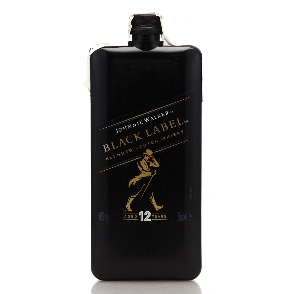 Johnnie Walker Black Label 12 Year Old 20cl / Flask Bottle