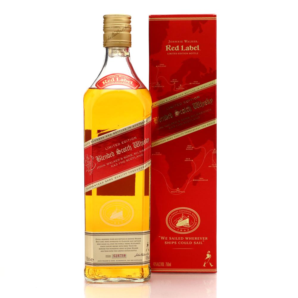 Johnnie Walker Red Label Limited Edition 75cl / We Sailed Wherever Ships Could Sail