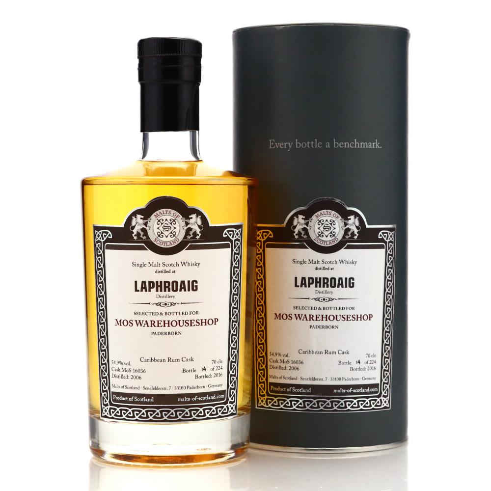Laphroaig 2006 Malts of Scotland Caribbean Rum Cask / MoS Warehouseshop