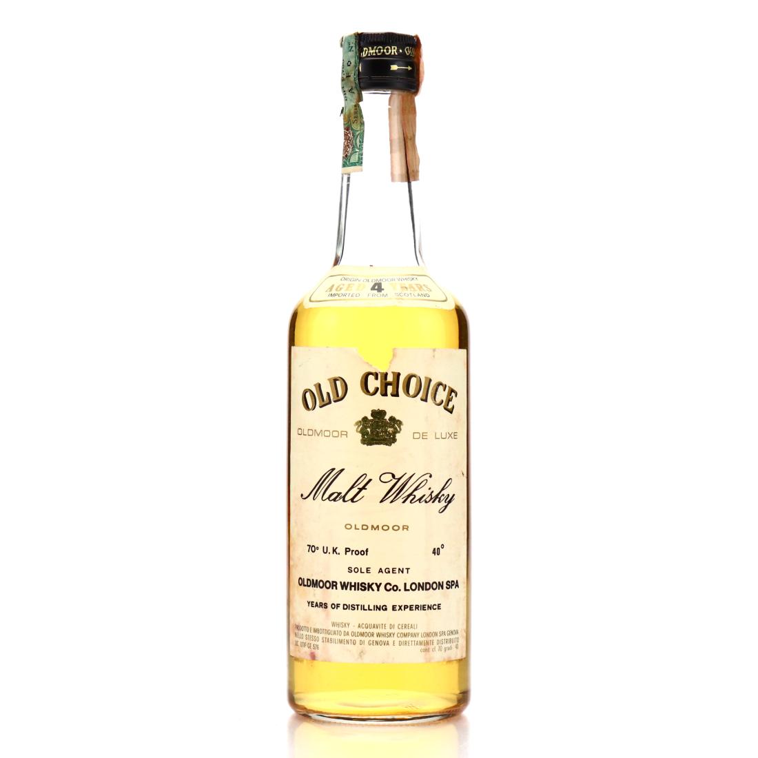 Oldmoor Old Choice Scotch Whisky 1990s Whisky | Whisky Auctioneer