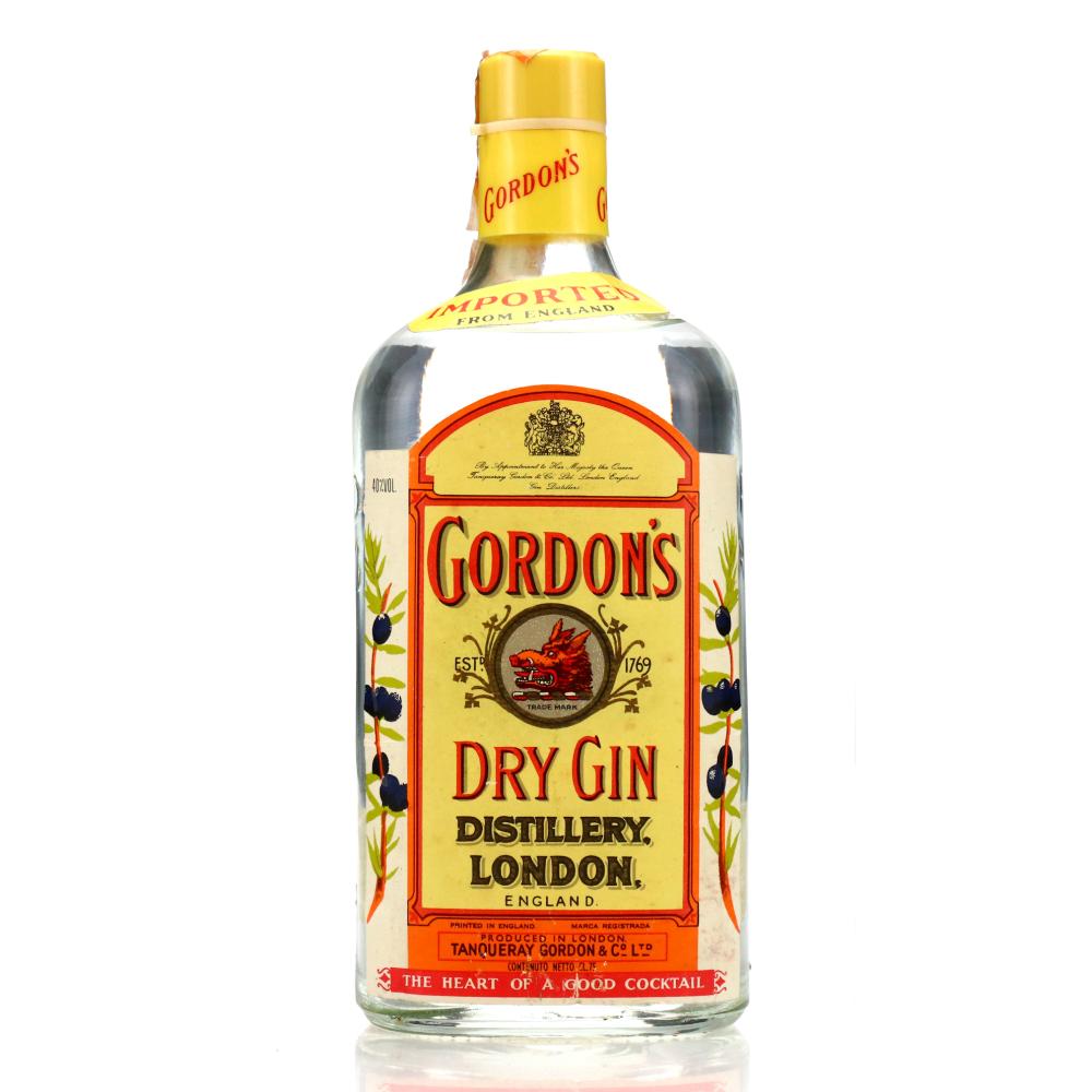 Gordon's Dry Gin 1980s