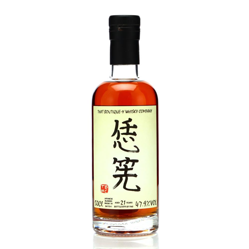 Japanese Blended Whisky 21 Year Old That Boutique-y Whisky Company Batch #1 50cl