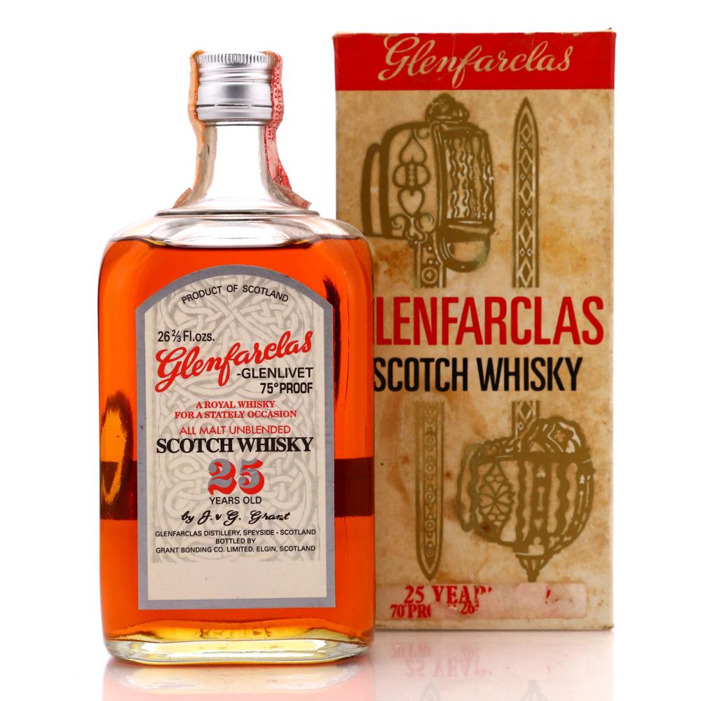 Glenfarclas 25 Year Old Grant Bonding Co 'A Royal Whisky' 1977