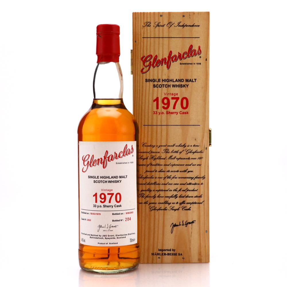 Glenfarclas 1970 Single Sherry Cask 33 Year Old #2022 / Mähler-Besse Import