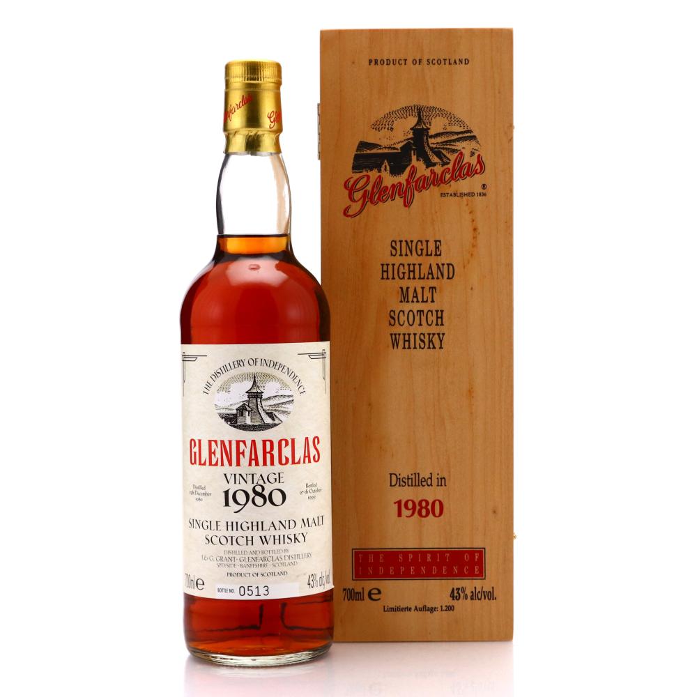 Glenfarclas 1980 Vintage bottled 1999 / Hanseatische Import