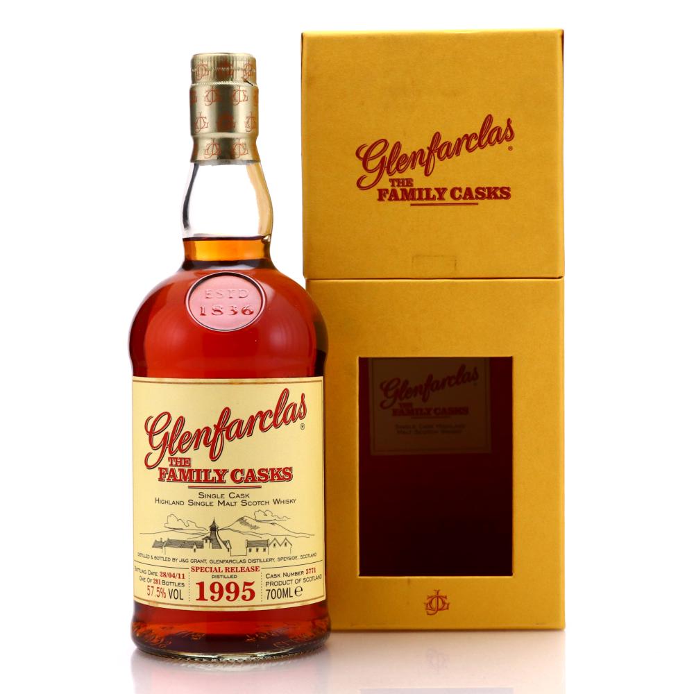 Glenfarclas 1995 Family Cask #3771 / Usquebaugh Society
