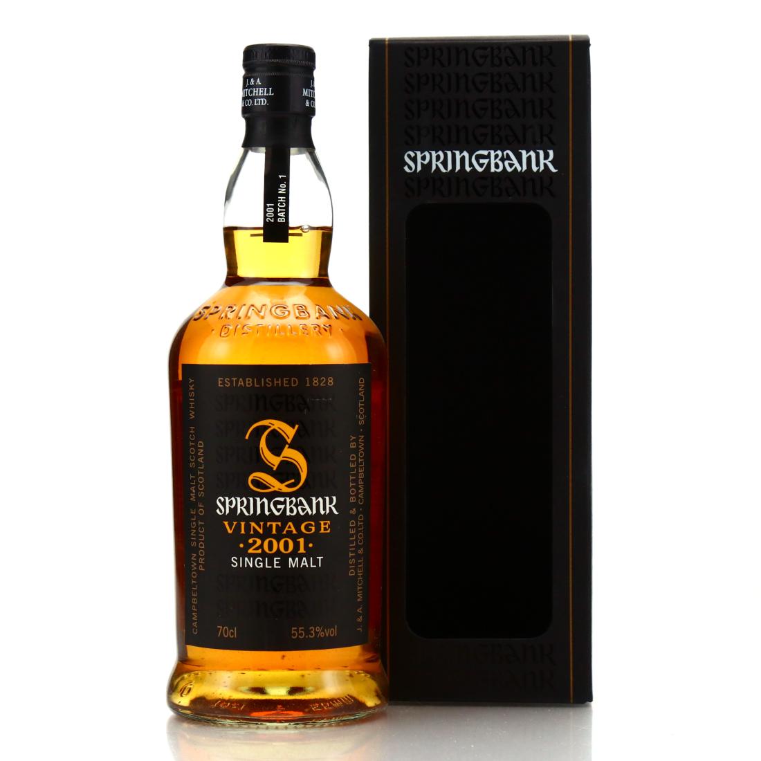 Springbank 2001 Vintage Batch #1
