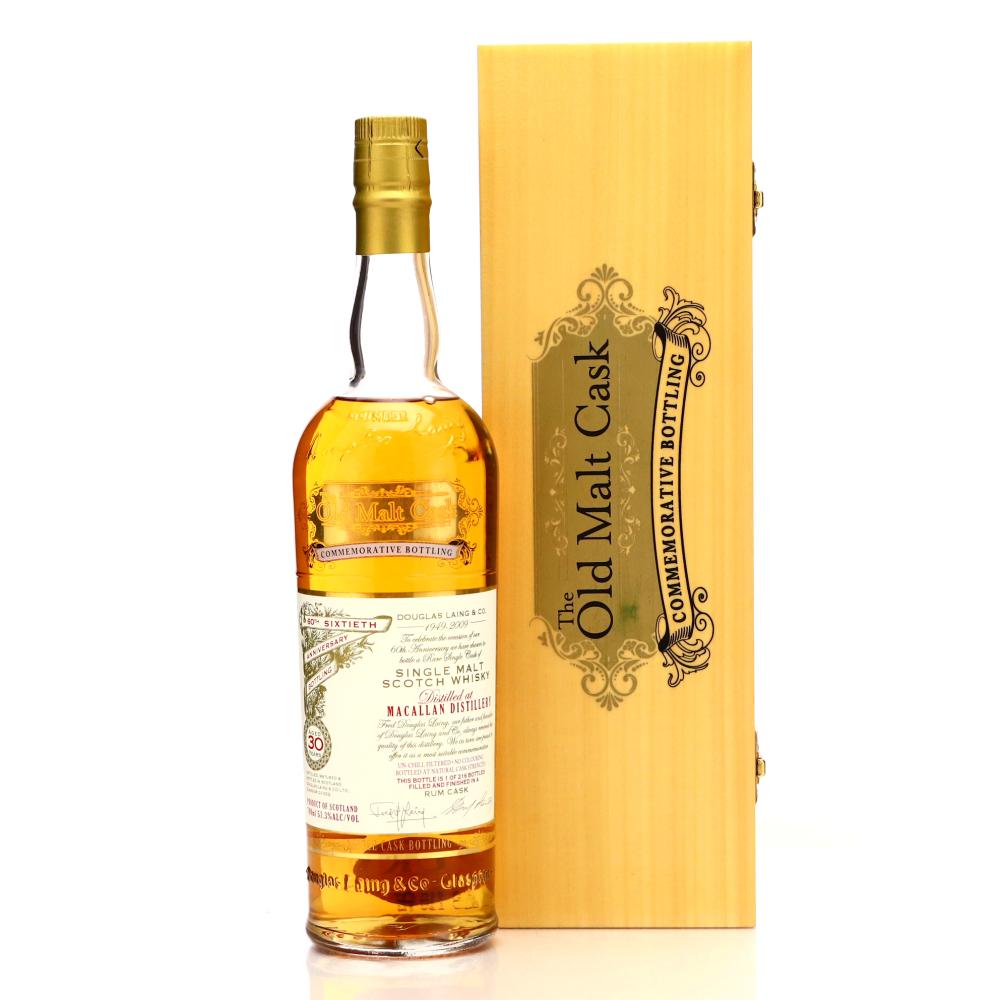 Macallan 30 Year Old Douglas Laing Rum Cask Finish / 60th Anniversary