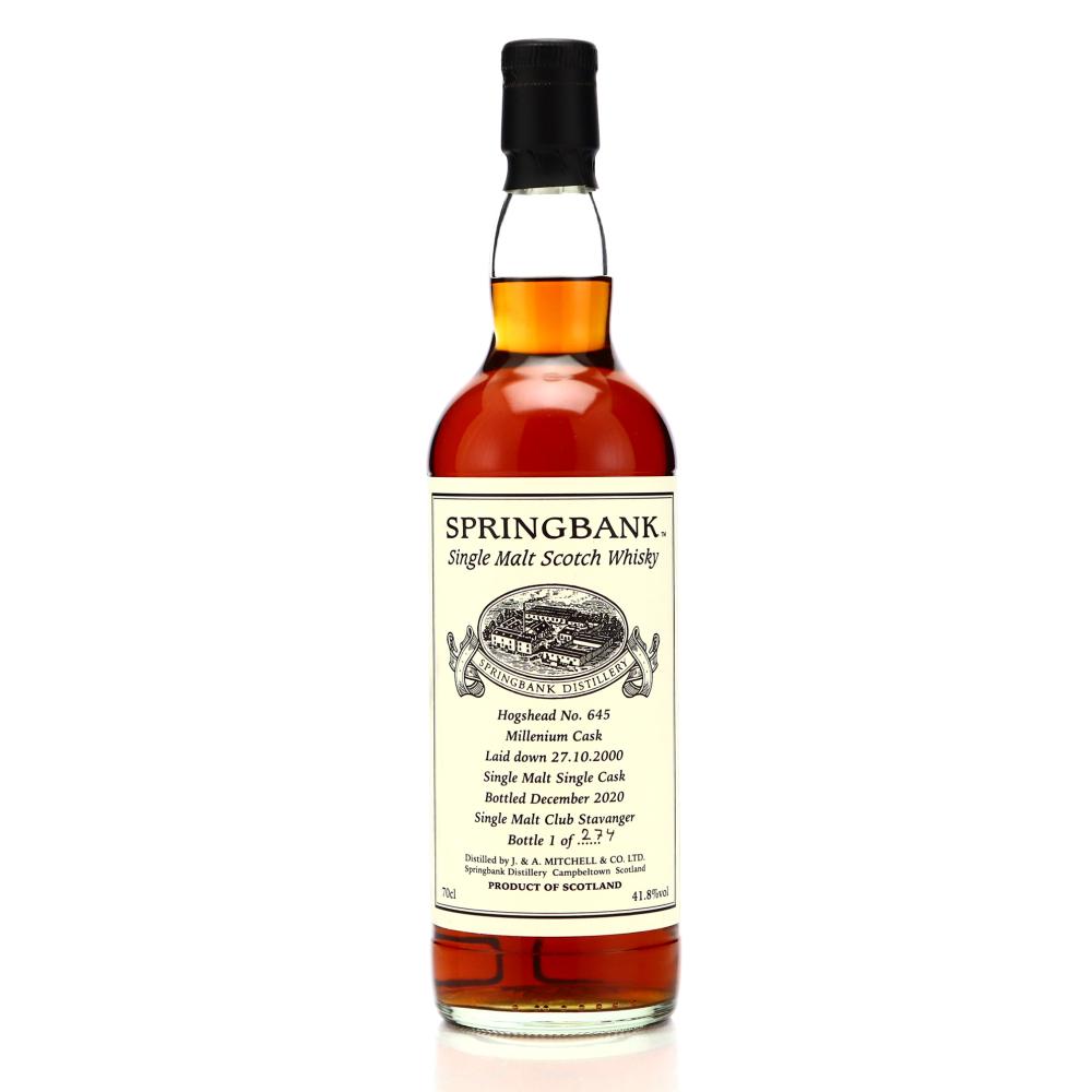 Springbank 2000 Millenium Cask #645