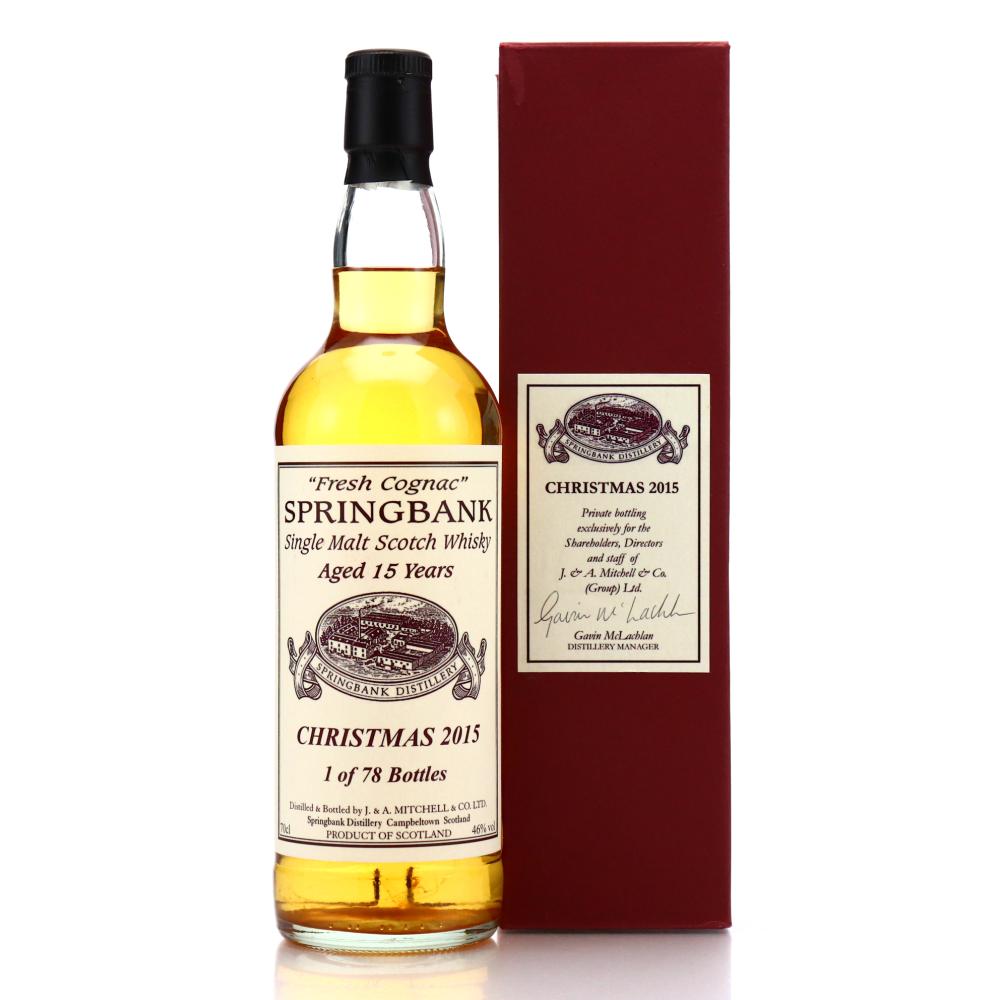 Springbank 15 Year Old 'Fresh Cognac' / Christmas 2015